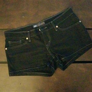 SOLD Levis black jean shorts.